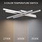 Dweled Parallax 32in LED Flush Mount 3-CCT 2700K-3000K-3500K Set to 3000K in Brushed Nickel FM-731 - alternate 6